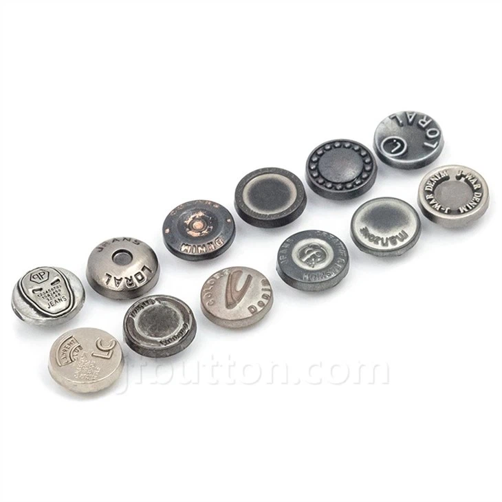 Jeans Rivets And Buttons