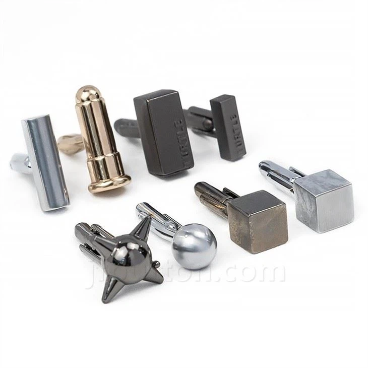 Silver Cufflinks Geometric