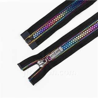 Cremalleras de metal con fines abiertos para chaquetas