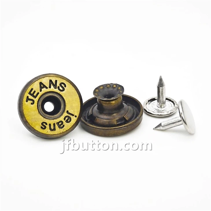 Metal Tack Button For Jeans