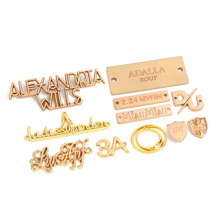 Personalized Metal Purse Labels