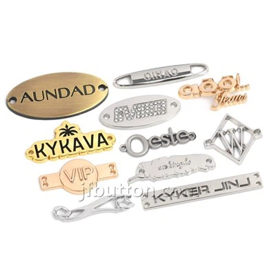 Etiquetas de marca de metal