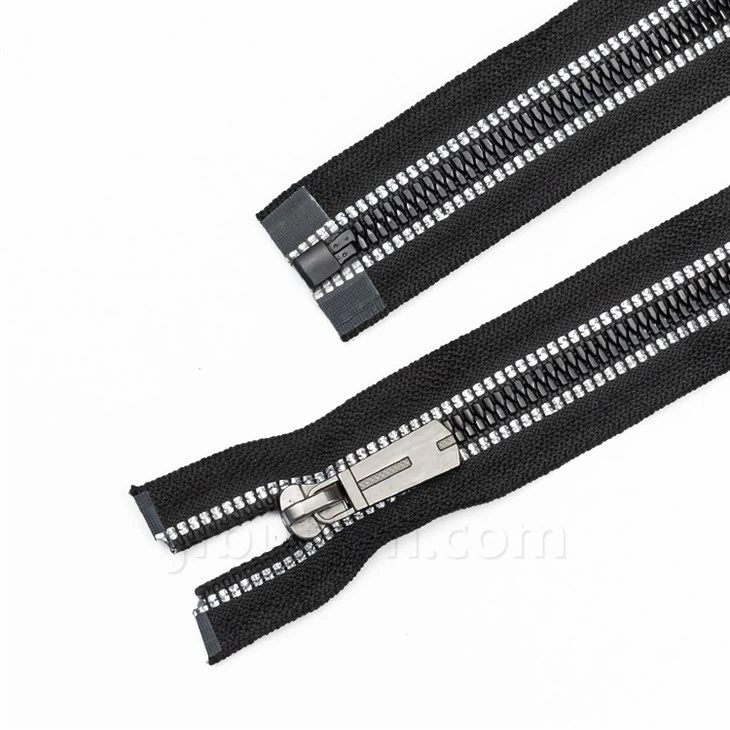 Black Plastic Zipper For Jacket suppliers