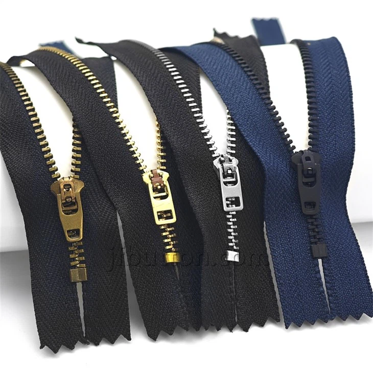 Decorative Metal Zippers