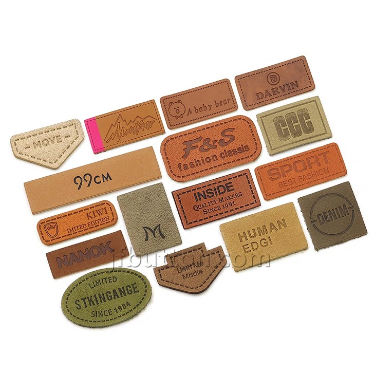 Faux Leather Logo Patch For Garment