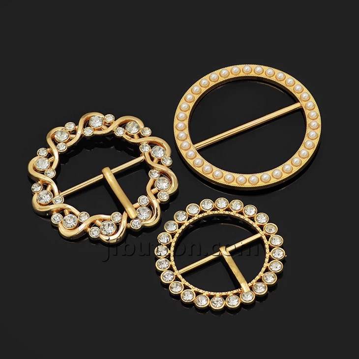 Round Dress Bucke With Diamond manufacturers
