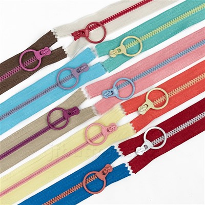 #3 Zipper de plástico moldeado para prenda