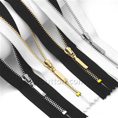 Cremalleras de metal decorativas