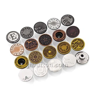 Botón de metal para jeans