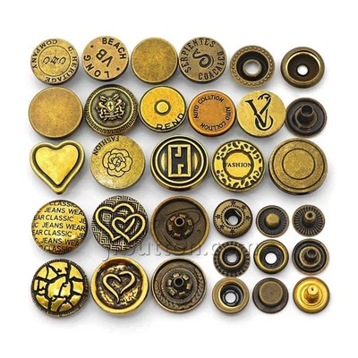 Metal Press Studs para ropa