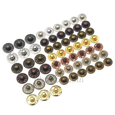 Botones de remache de metal
