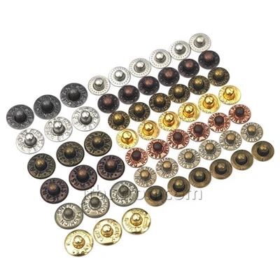 Botones de remache de metal