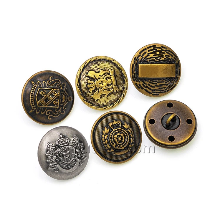 Brass Blazer Shank Buttons factory
