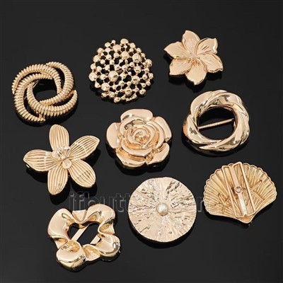 Accesorios de hardware de flores de top de bikini