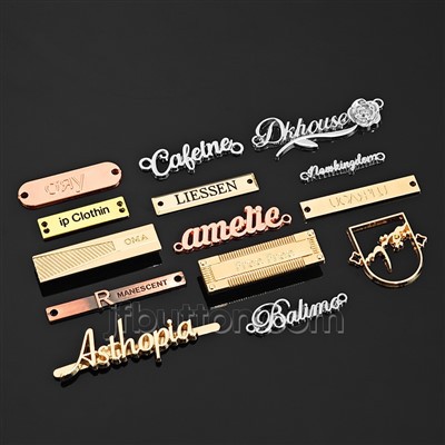 Etiquetas adhesivas metálicas personalizadas