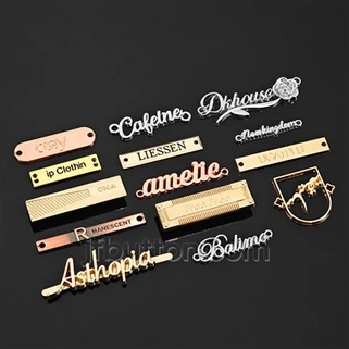 Etiquetas adhesivas metálicas personalizadas