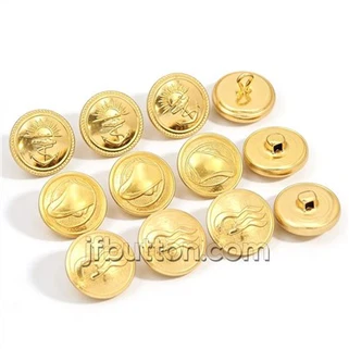 Botones de vástago dorado a granel