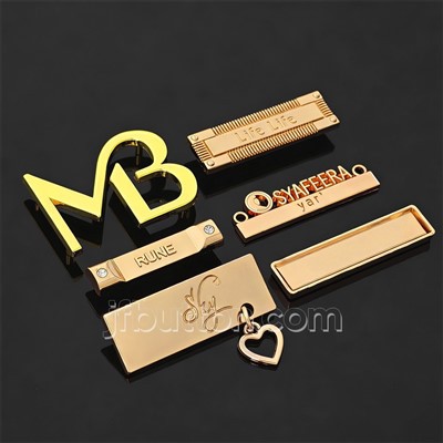 Etiquetas metálicas para muebles