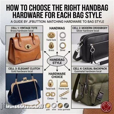 Cómo elegir el hardware de bolso adecuado para cada estilo de bolso