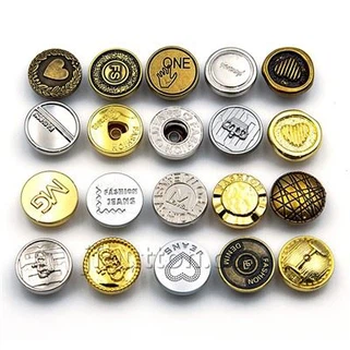 Botones de pantalones metal