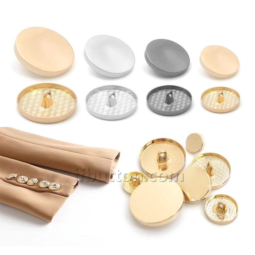 flat shank button 