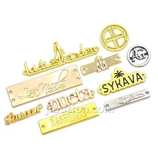 Etiquetas de ropa de etiqueta de metal